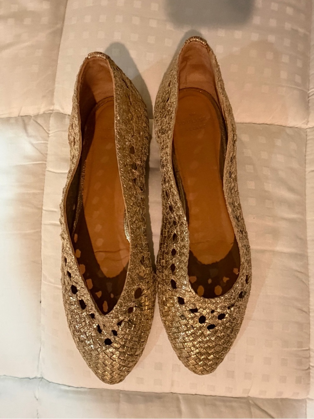 Sezane Anya Ballerinas - Gold - Picture 4 of 7